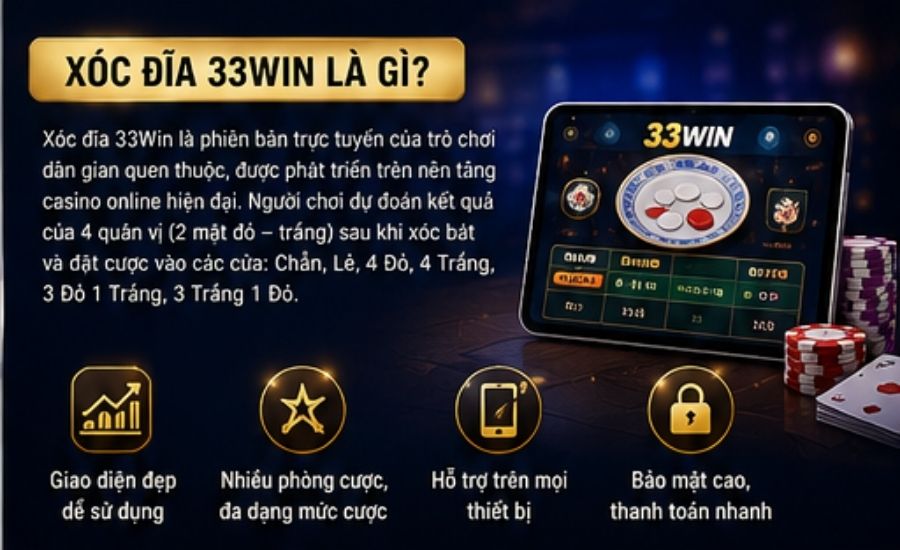 Xóc Đĩa 33Win Là Gì