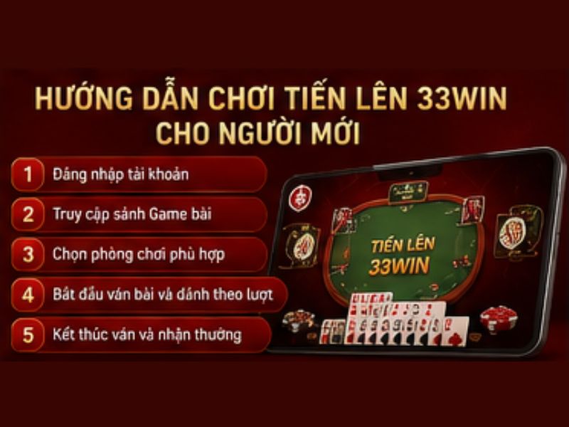 Hướng dẫn chơi Tiến Lên 33WIN cho người mới