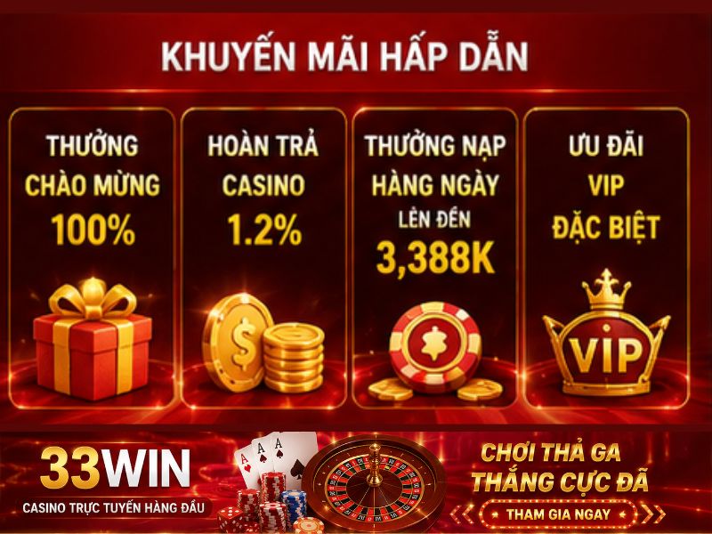 Những điểm nổi bật của Casino 33WIN