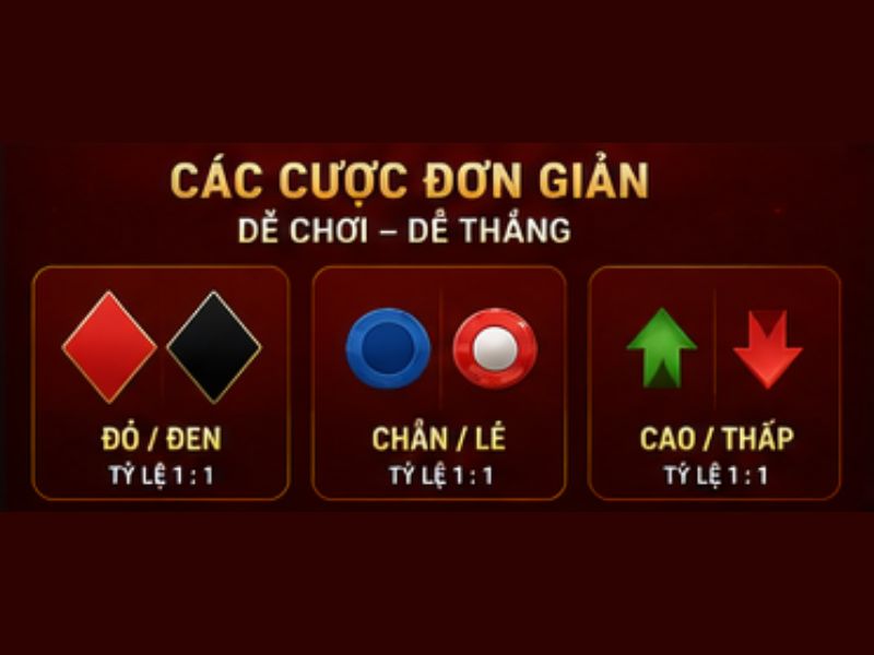 các cược đơn giản khác